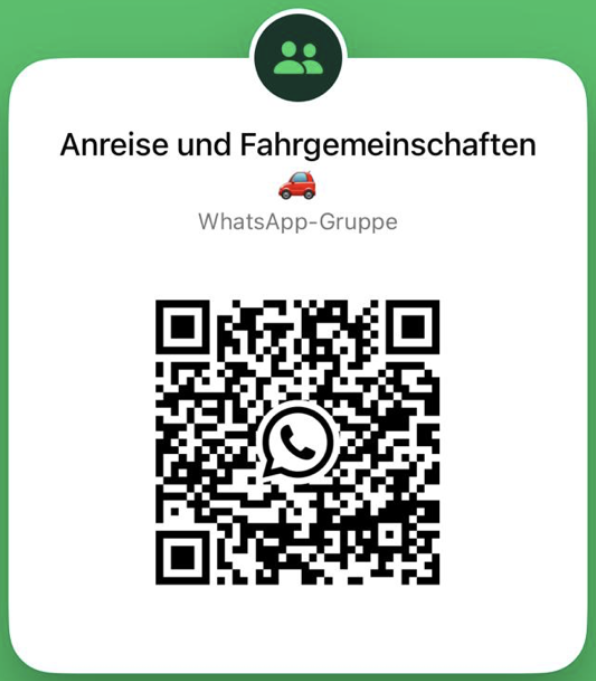 Código QR para entrar no grupo de WhatsApp